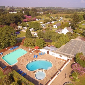 Carlyon Bay Camping From The Air